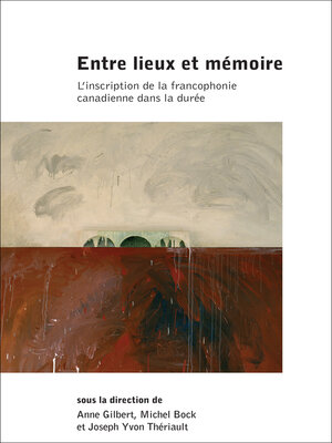 cover image of Entre lieux et mémoire